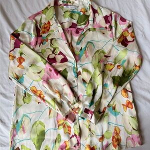 Zara Multicolor Floral Blouse